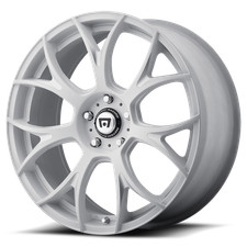 20x10 Motegi Mr126 Matte White With Milled Accents Wheels Blank 32mm Set Of 4