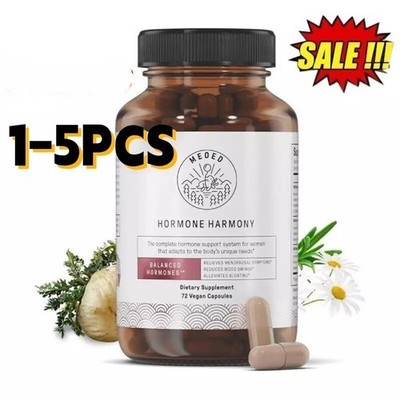 1-5x Happy Mammoth Hormone Harmony Natural Hormonal Support Women 72 Vegan Caps*