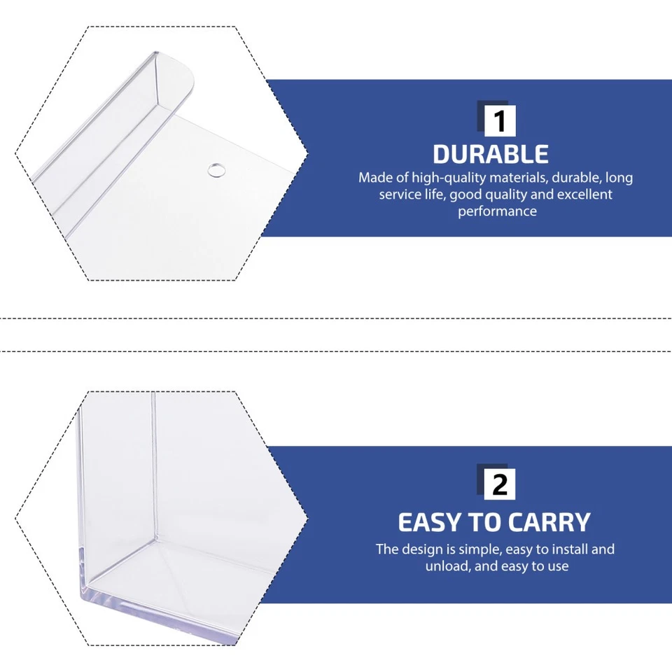 Portariviste da parete Portariviste Portadocumenti trasparente per negozio - Immagine 3 di 4