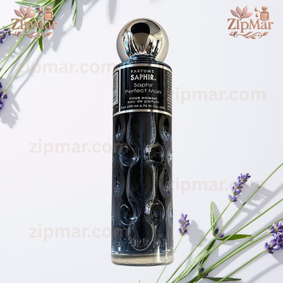 Parfums Saphir Perfect Man EDP Spray 6.76 oz/200ml Men's Fresh Woody Amber Scent