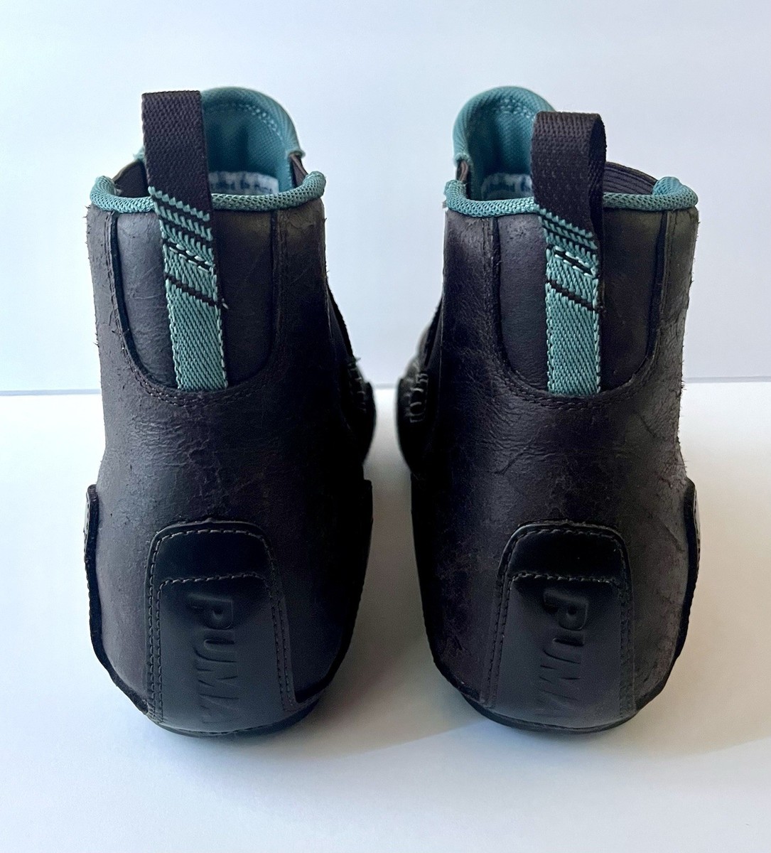 Rare Vtg Puma Phantom Moto 500 Riding Boots Side Gore 90s  display picture 1
