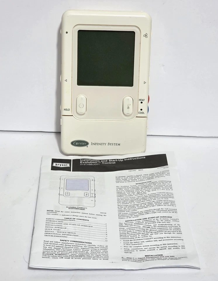 Carrier Infinity Control Thermostat SYSTXCCUID01-B - Image 2 of 4