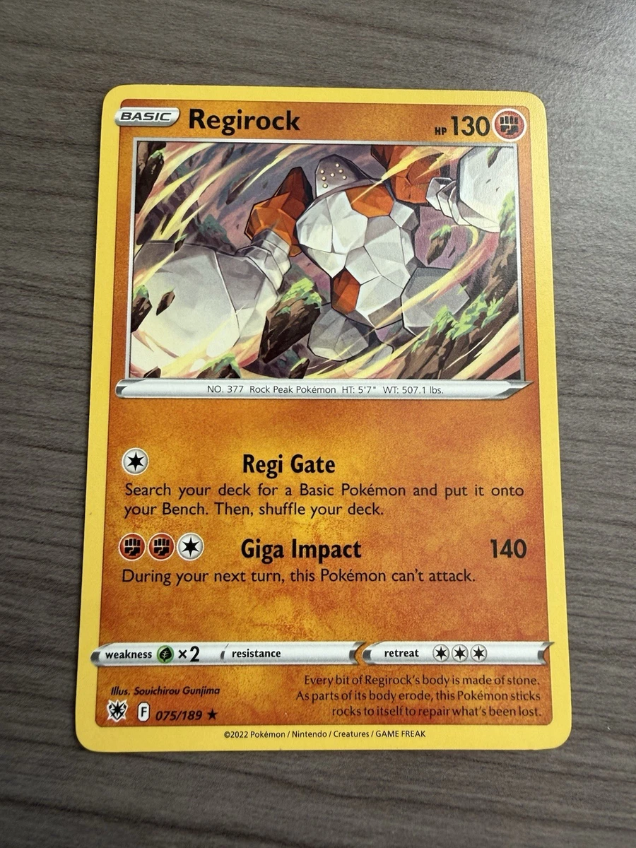 Regirock Pokmon TCG Cards for sale | eBay