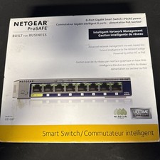 NETGEAR GS108T-200NAS v2 ProSafe Plus 8-Port Gigabit Ethernet Switch