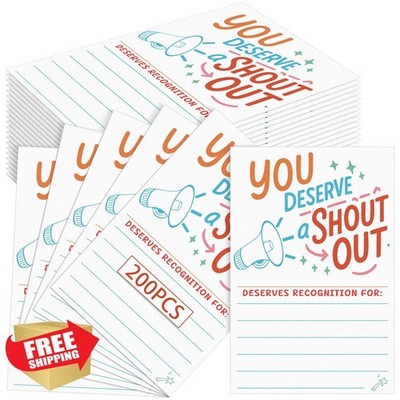 Motiskyy 200 Blue Lively shout out cards