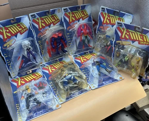 8x Lot Marvel X-Men 2099 1996 ToyBiz Vintage Action Figures (Skullfire) NEW