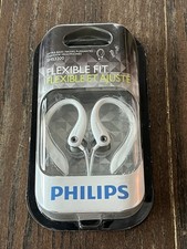 Philips sports Wired Earhook Headphones SHS3200 White NIB