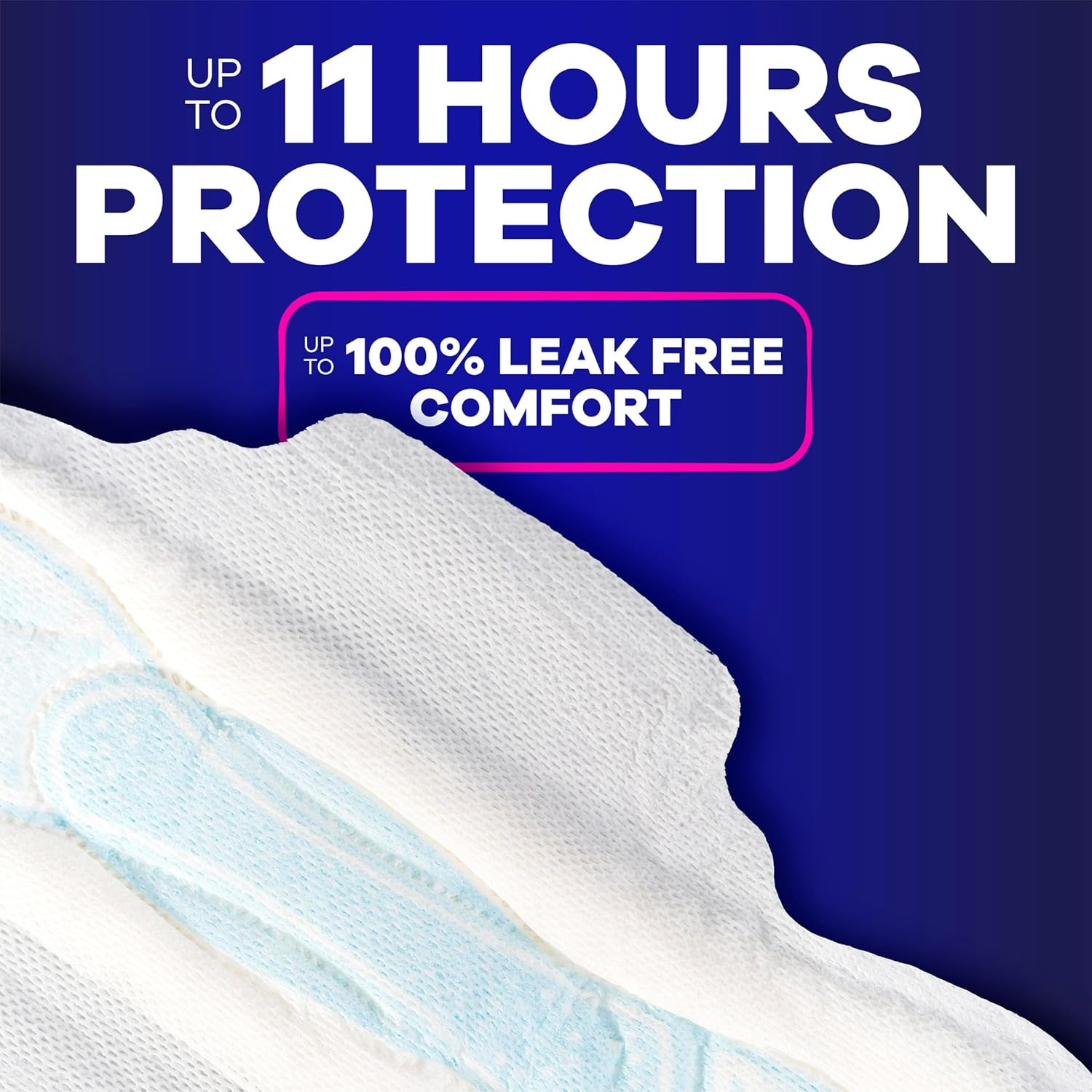 Always Maxi Overnight Pads with Wings for Women, Size 4, Overnight Absorbency, U