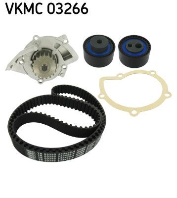 SKF Wasserpumpe + Zahnriemensatz Vkmc 03266-image