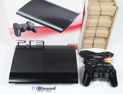 Console Playstation 3 PS3 CECH-4000B Noire 250Go avec boite SONY Testée Japon... - Photo 1/4