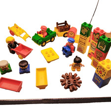 Lego Duplo Mixed Bundle Job Lot Bricks Pieces Figures & Vehicles.