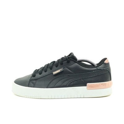 PUMA Damen Cali Star Schuhe Schwarz Leder Low Komfort-Innensohle Sneaker EU 39