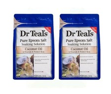 Dr Teals Coconut Oil Soaking Solution Mothers Day Gift Set 2 Pack, 3 lb....