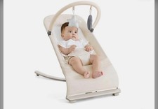 Baby Delight Alpine Deluxe Portable Bouncer, Infant, 0-6 Months, 100 GOTS Certi