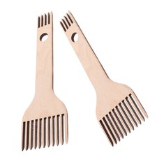 2 Pcs Loom Set Weave Comb Weaving Tools Knitting Machine Double-ended