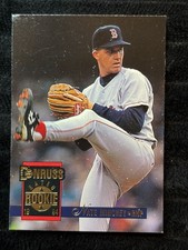 1994 Donruss Rated Rookie Nate Minchey Boston Red Sox Baseball Card #484