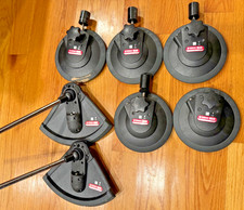 Yamaha DTXPLORER Drum Pad Lot 5x TP65 2x PCY65 w/ Mounting Arms DTX