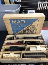 Vintage Marx Steam Type Electric Train Set BLUE BOX  1960's Authentic UNTESTED