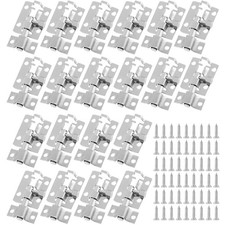 20 Packs Barrel Bolt Latch 1.5" Length and 1" Wide Slide Latch Lock Stainless...