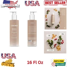 Cremo Skin Moisturizing White Jasmine Amber Women'S Body Wash, Notes of White Ja