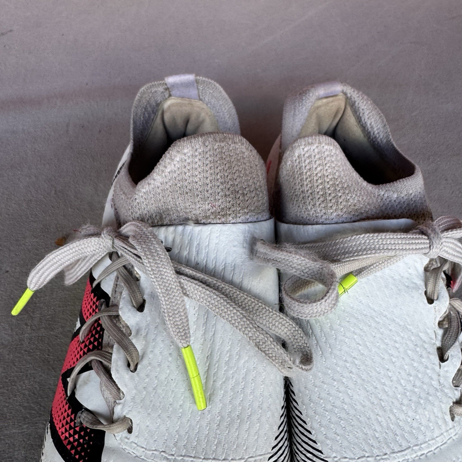 Size 9 - New Balance Furon V8 Soccer Football Cleats Men's White Pink thumbnail 2