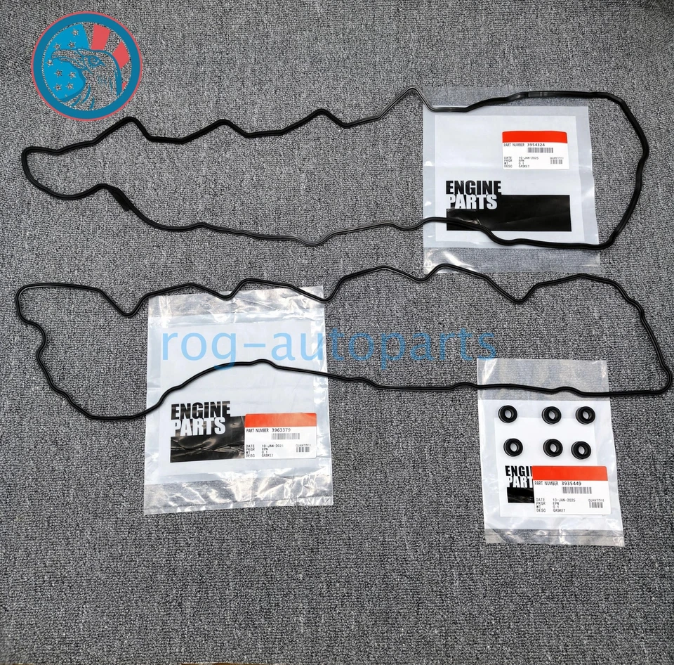 Engine Valve Cover Gasket Kit For 2003-2005 Dodge Ram 5.9L Cummins 2500 3500 Foto 4 de 4