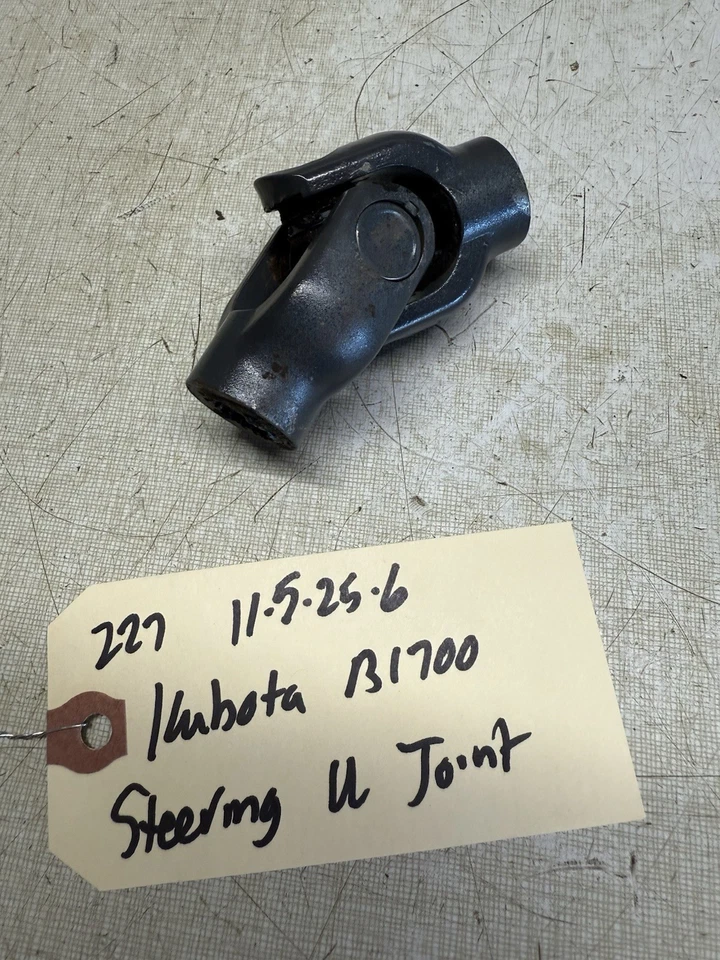 Eje de dirección para tractor Kubota B1700 junta en U Foto 2 de 4