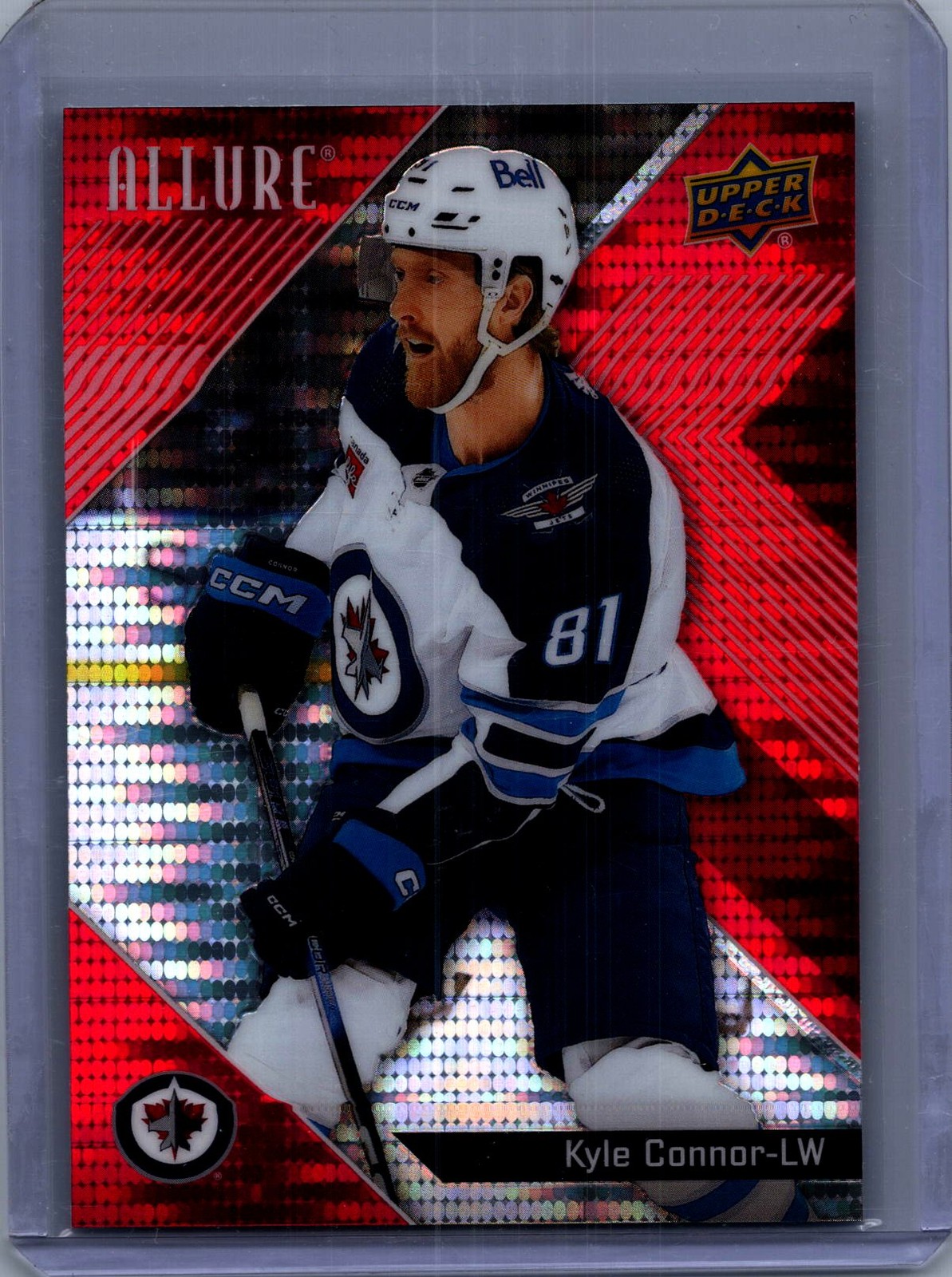 2024-25 Upper Deck Allure #83 Kyle Connor Red Rainbow