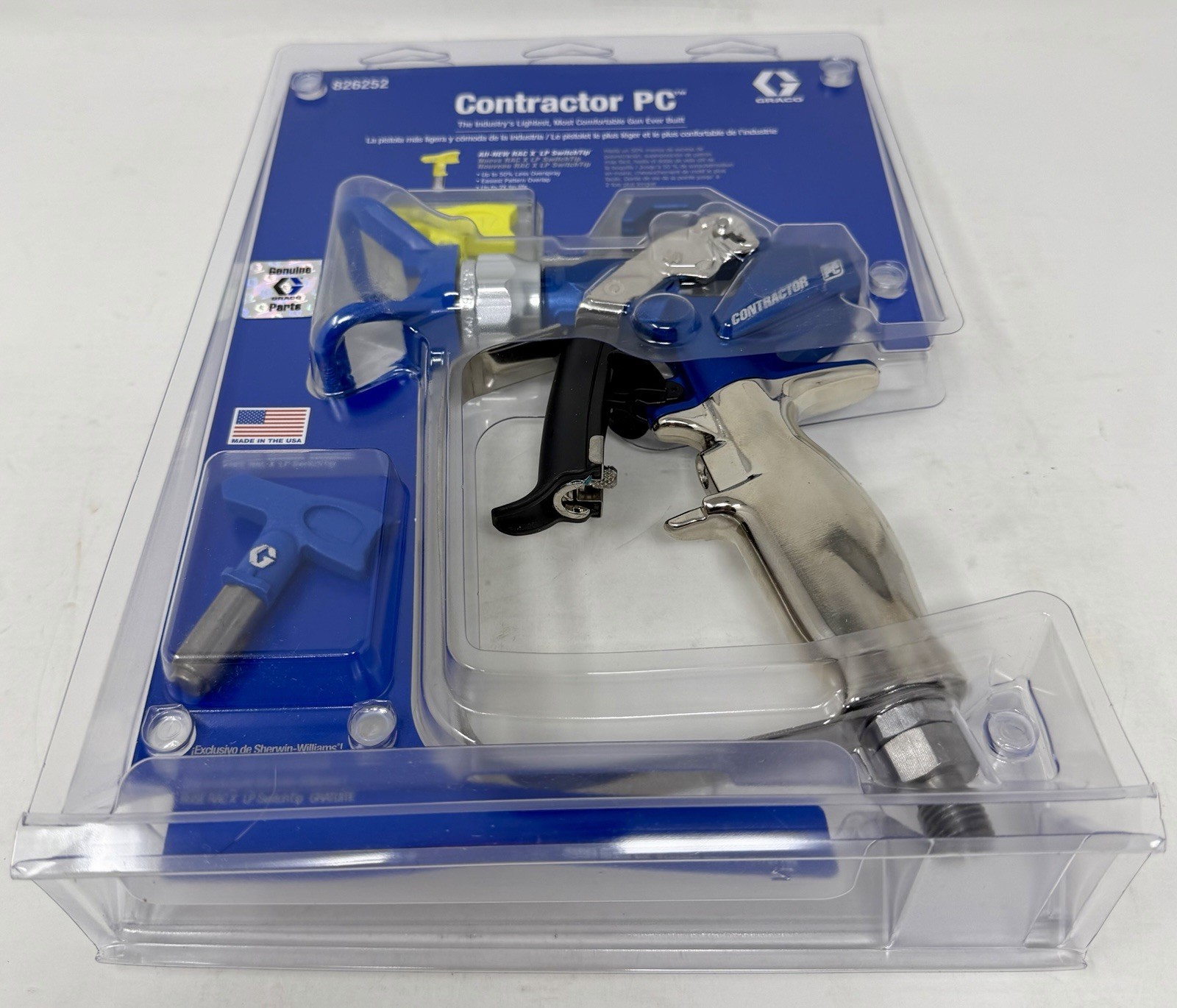 New Graco 826252 Contractor PC Compact RAC X Airless Paint Spray Gun SHIPS FREE!
