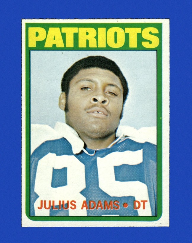 1972 Topps Set-Break # 97 Julius Adams RC NR-MINT *GMCARDS*