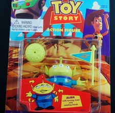 Vintage Disney Pixar Toy Story Action Figure Toy "ALIEN" 1995 By ThinkWay - NEW