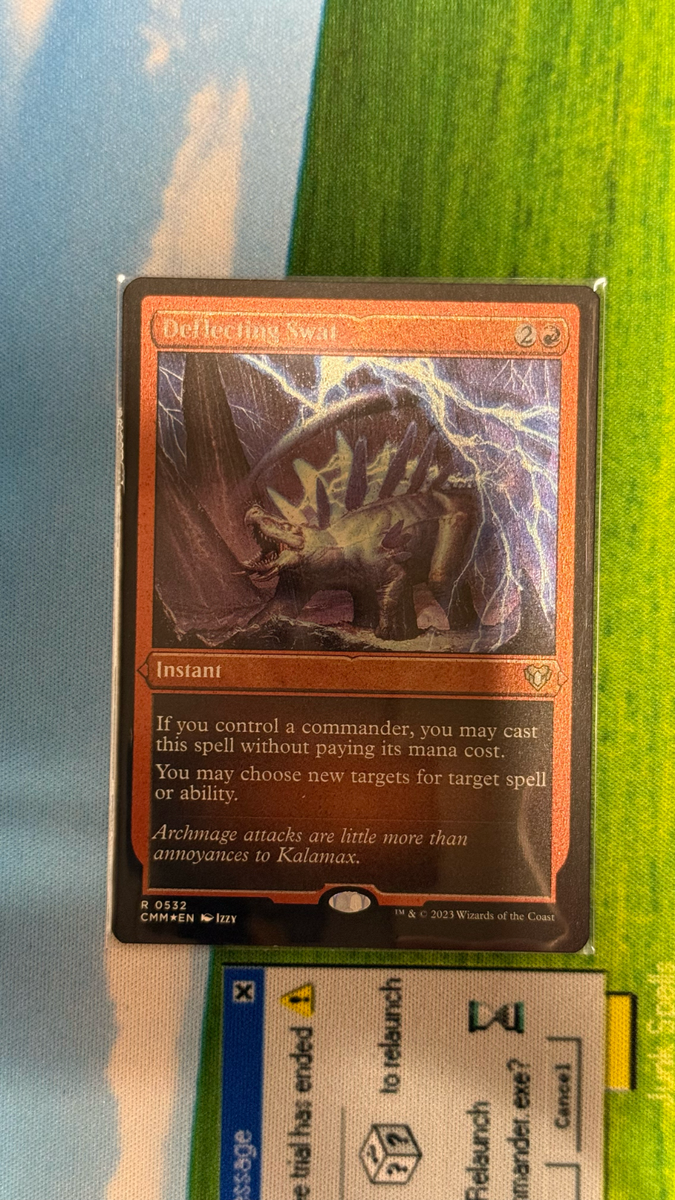 Deflecting Swat (Foil Etched) Commander Masters Foil | eBay