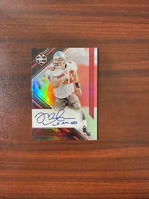 2022 Limited Mike Alstott Gameday Aesthetics Red On Card Auto 08/25 SSP #GDA-MAL