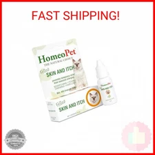 HomeoPet Feline Skin and Itch, Safe and Natural Cat Supplement for Itchy Skin, S