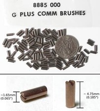 96pr AFX G G-PLUS Original Equipment Carbon Brushes 8885 Fit MANY HO Slot Cars 