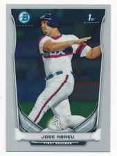 JOSE ABREU 2014 BOWMAN CHROME #BCP17 CHICAGO WHITE SOX BASEBALL MINT