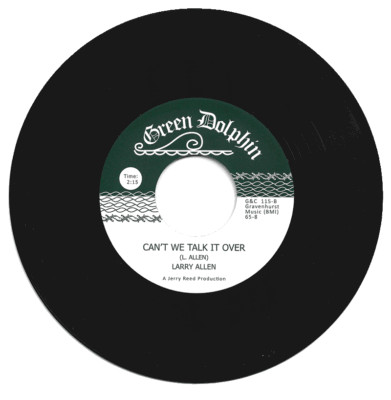 Larry Allen Can't We Talk It Over / Somewhere Paradise Northern Soul 
