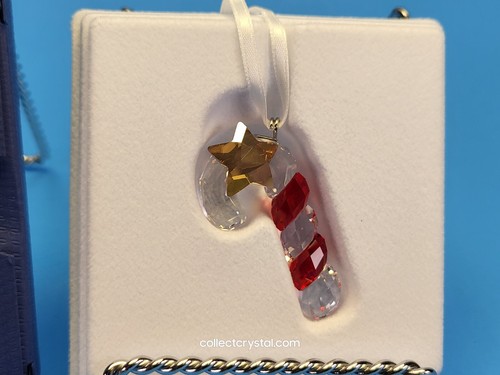 Swarovski 1054569 Crystal Sparkling Candy Cane Christmas Ornament - 第 4/11 張圖片