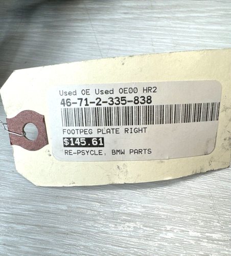 2000-2006 BMW R1150R R1150RS Right Rearset Brake Pedal Foot Peg Rest Bracket OEM - Picture 16 of 17