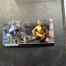 Star Wars The Empire Strikes Back 3d 2010 WideVision Topps #47 R2D2 C3po