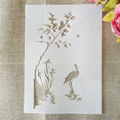 1pc Wild Wolf Wall Stencils 29cm A4 Layering Embossing Templates Scrapbook Makin - Bild 23 von 25