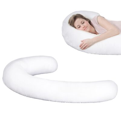 Cotton Pillowcase Compatible for Contour Swan Body Pillow, Original, Cool XL and