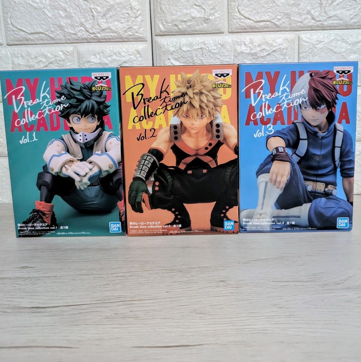 My Hero Academia Figure Break Time Collection Midoriya Bakugo