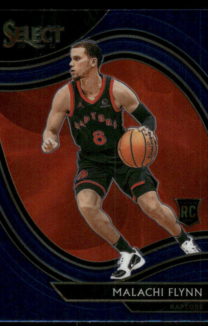 2020-21 Panini Select #272 Malachi Flynn Blue