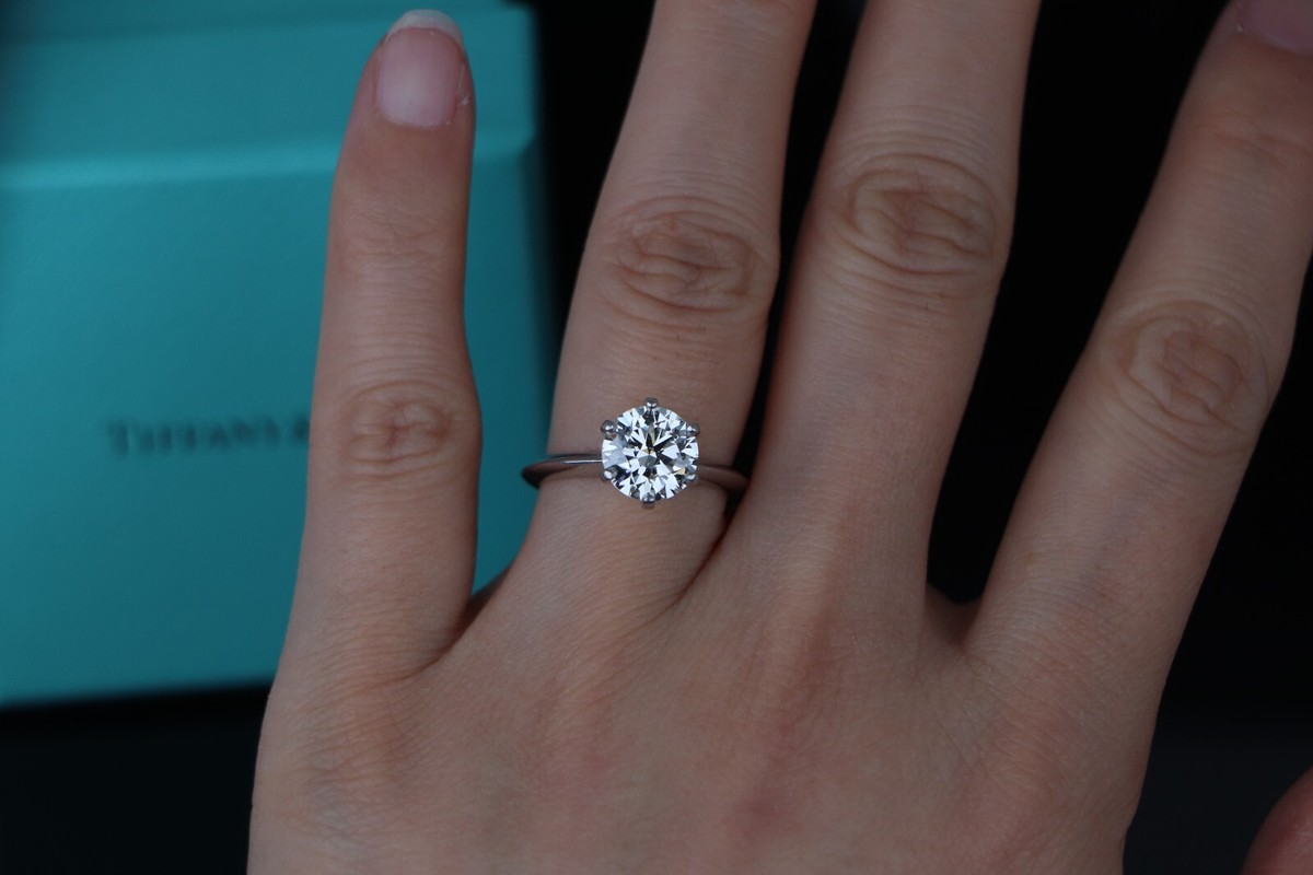 Aoi ]Tiffany & Co. プラチナ ダイヤモンドリング ,500 Tiffany