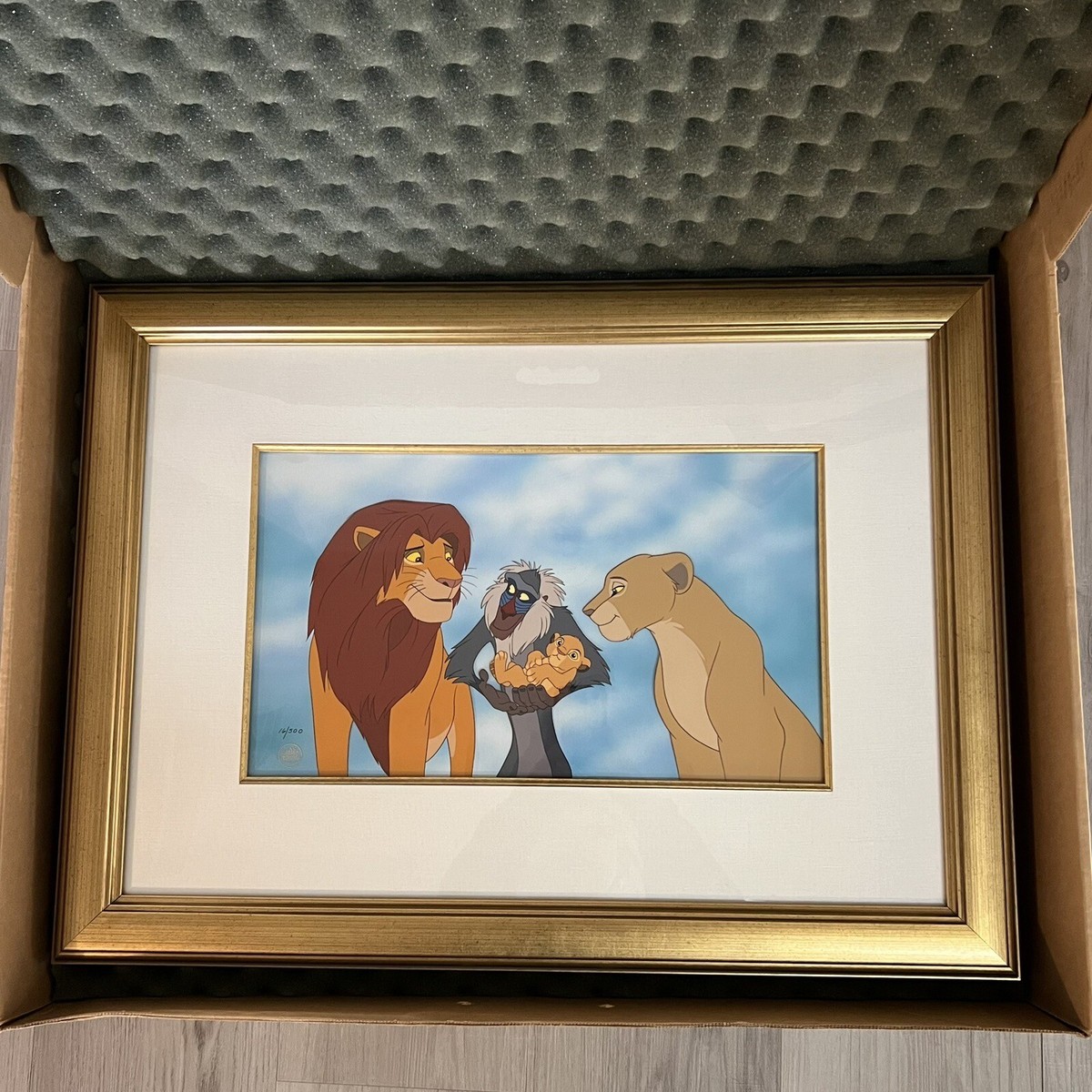 Disney The Lion King Cel Family Pride RARE Limited Edition