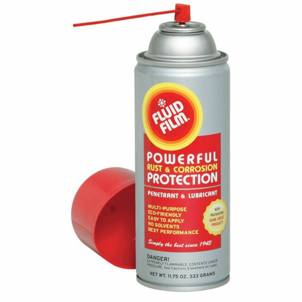 Fluid Film 12oz Aerosol Powerful Rust and Corrosion Protection Spray