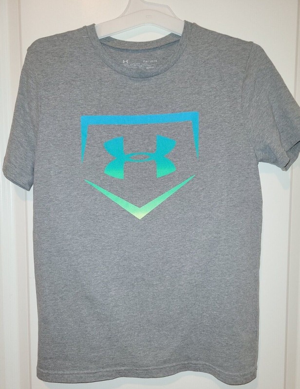 Under Armour Girls Big Logo Short-Sleeve T-Shirt  Youth Large