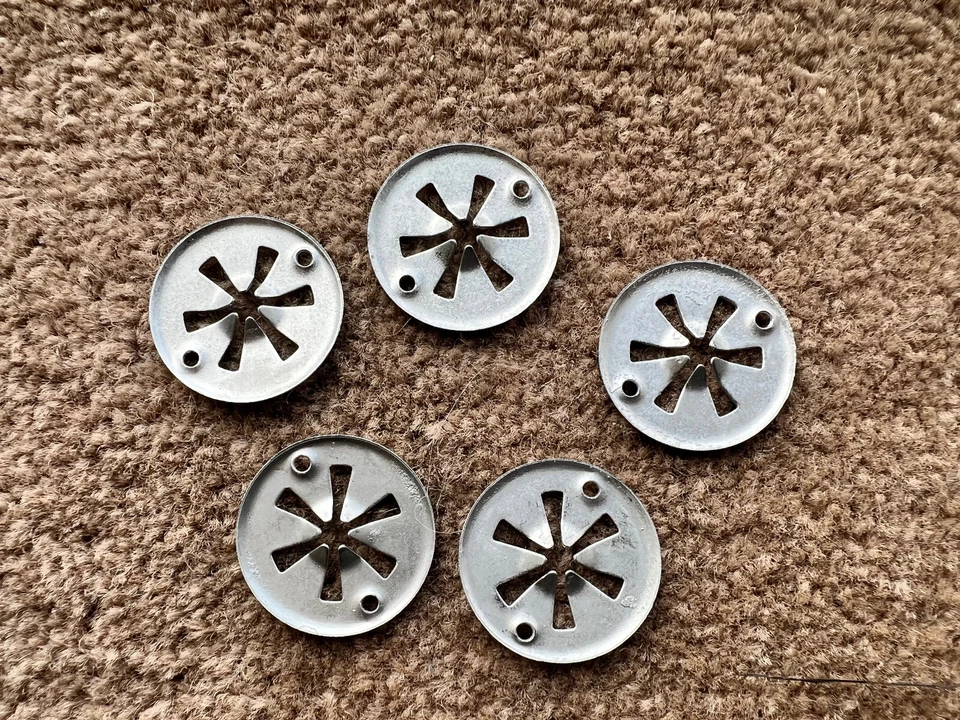 FITS HYUNDAI EXHAUST UNDERTRAY METAL HEAT SHIELD LOCKING STAR WASHER TRIM CLIPS - Image 3 of 4