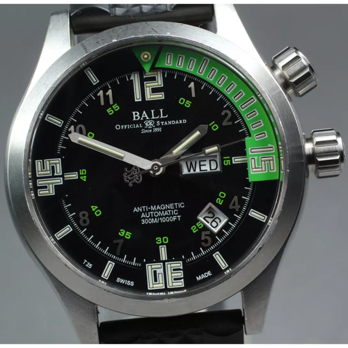 Exc+5*Box BALL Engineer Master II Diver DM1020A Automatic Men's watch From JAPAN - 第 1/12 張圖片